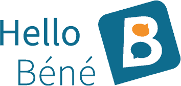 Logo Hello Béné, chargée de com ESS